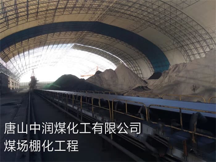 新泰中润煤化工有限公司煤场棚化工程